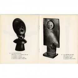 Max Ernst "La Tourangelle",1960, bronze et "Un chinois égaré", 1960, bronze