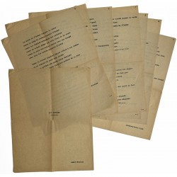 tapuscrit de André Frénaud, Les Paysans, avril-octobre 1949