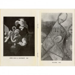33 tableaux de Max Ernst présentés par MM. Mouradian, Vallotton, et Loeb, 1956