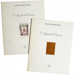 Marcel Broodthaers, L'angelus de Daumier, 1975 (2 parties)