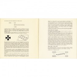 texte de François Molnar et François Morellet au sujet de l'art abstrait, 1963