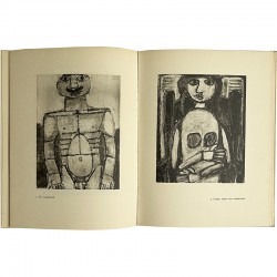 24 planches de reproductions NB en hors texte de Jean Dubuffet, 1944