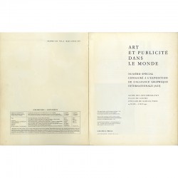 première exposition de l'AGI - Alliance Graphique Internationale, Musée des Arts décoratifs, à Paris, du 24 mars au 8 mai 1955