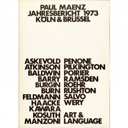 Galerie Paul Mainz, Jahresbericht 1973