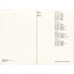 Rapport annuel" des deux galeries de Paul Maenz à Cologne et à Bruxelles, 1973