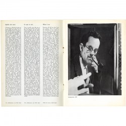 plaquette/catalogue de l'exposition "Objets de mon affection" de Man Ray