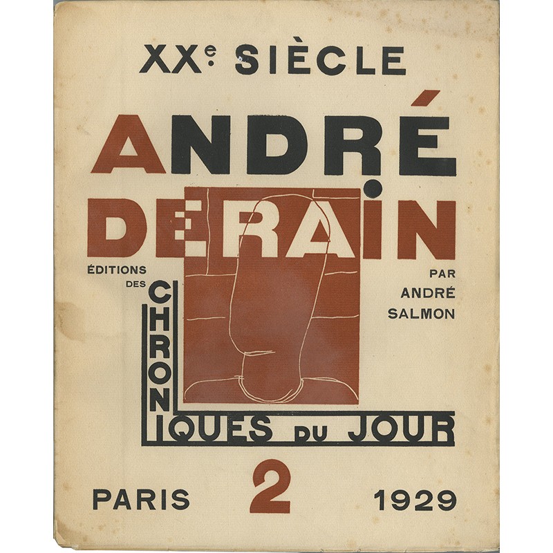 André Derain par André Salmon, 1929