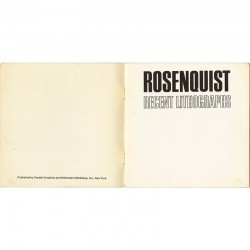 catalogue des lithographies de James Rosenquist éditées par la galerie Castelli, 1970