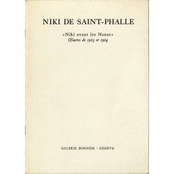 "Niki avant les Nanas" Niki de Saint Phalle, galerie Bonnier, 1972
