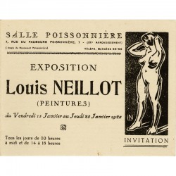 Louis Neillot, Salle Poissonnière, 1926