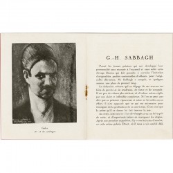 texte d'Arsène Alexandre pour le  catalogue de l'exposition de G.-H. Sabbagh,  galerie Druet, 1925