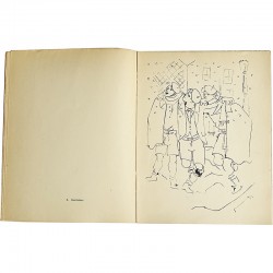60 dessins de Jean Cocteau au sujet du livre "les enfants terribles"