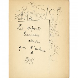 Jean cocteau, 60 dessins pour les enfants terribles, 1935