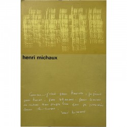 Henri Michaux, Stedelijk Museum d'Amsterdam, 1964