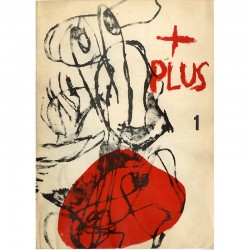 lithographie originale de Karel Appel, Revue Plus n°1, Bruxelles, 1957