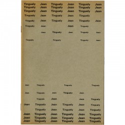 catalogue de l'exposition de Jean Tinguely à la Gimpel & Hanover Galerie, à Zurich, 1966