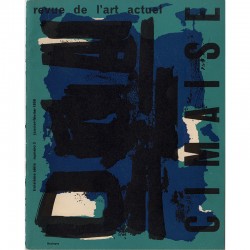 Cimaise, sérigraphie originale de Pierre Soulages, 1956