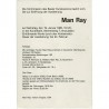 lot de 3 cartons d'invitation d'expositions de Man Ray, 1972-1980