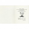 Jacques Hérold, faire-part de décès envoyé par sa famille, 1987