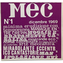 n° 1 de la revue de Gianni Bertini "MEC" 1969