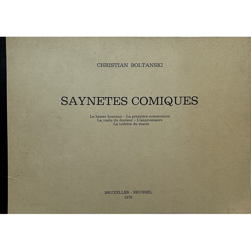 Saynètes comiques, Christian Boltanski, 1975