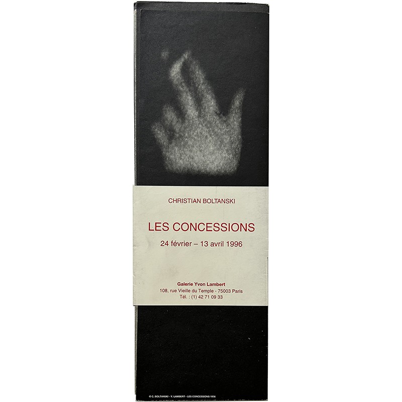 Christian Boltanski, Les Concessions, Yvon Lambert, 1996