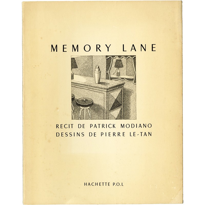 Patrick Modiano, Pierre Le-Tan, Memory Lane, P.O.L., 1981