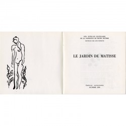 catalogue de l'exposition organisée par la municipalité de Chatillon en l'honneur du centenaire de la naissance de Matisse