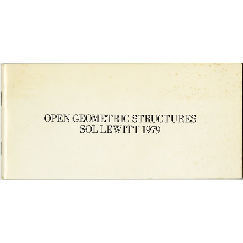 Sol LeWitt, Five Open Geometric Structures and their Combinations, 1979