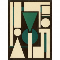 Auguste Herbin à la Galerie Denise René, 1954