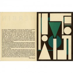 Auguste Herbin, texte de René Massat, 1954