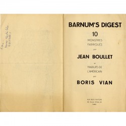 Boris Vian, Jean Boullet, Barnum's Digest, 1948