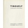 Galerie Denise René, Jean Tinguely "Peintures cinétiques", 1956