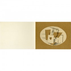 exposition "Papiers collés et dessins cubistes 1912-1914 " de Georges Braque, à la galerie Maeght, le 10 mai 1963