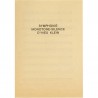 fac simile en miniature de la partition originale de la "Symphonie monoton-silence" d'Yves Klein