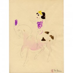 dessin original d'Olga Klein Astrachan, 1953