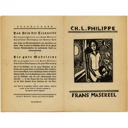 Charles-Louis Philippe illustré de bois gravés de Frans Masereel, 1923