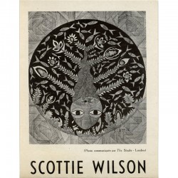 exposition Scottie Wilson, à la galerie Nina Dausset, 1951