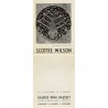 invitation à l'exposition de Scottie Wilson, Nina Dausset 1951