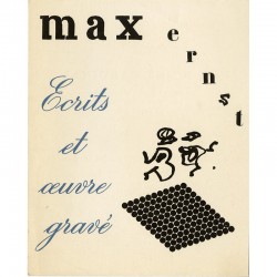 Carton d'invitation "Max Ernst. Écrits et œuvre gravé" Le Point Cardinal, 1964