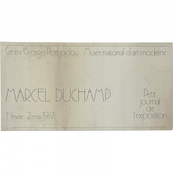 Marcel Duchamp, Centre Georges Pompidou, 1977