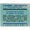 "Paysages de Banlieue et bords de rivières" invitation, Galerie Champigny, 1926-1927