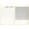 Agnes Martin, exposition de Michel Claura et Robert Denizot, Paris, 1973