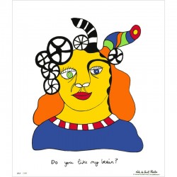 L'affiche de Niki de Saint Phalle "Do you like my brain?"