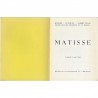 catalogue d'Henri Matisse, rédigé par E. L. T. Mesens, texte de Georges Duthuit, 1952