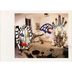 exposition de Niki de Saint Phalle "Œuvres des années 80... stabilisées par Jean Tinguely" 1989