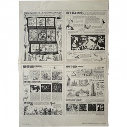 Ad Reinhardt, dessins et illustrations satiriques sur le monde de l'art