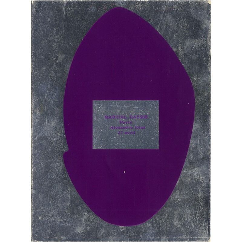 Martial Raysse, Galleria Iolas, Paris, 1967 Martial Raysse, Galleria Iolas, Paris, 1967