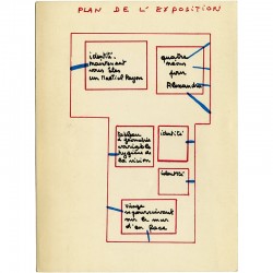 carton d'invitation en sérigraphie vernissage de Martial Raysse à la galerie Alexandre Iolas à Paris, le 27 avril 1967