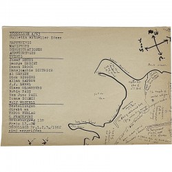 Nam June Paik pour "Décollage 4, Bulletin aktuelle ideen", Volf Vostell, 1963